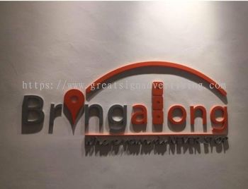 Bringalong 3D EG boxup lettering at cheras kl