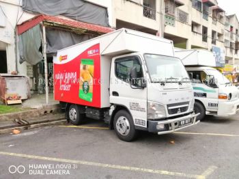 TRUCK STICKER WRAPPING SERVICE AT KOTA TINGGI, JB & MASAI