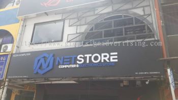 netstore 3d led frontlit lettering signage signboard at klang kuala lumpur shah alam puchong damansara subang jaya cheras 