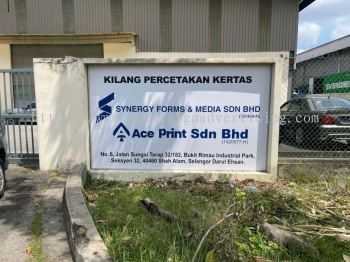 OUTDOOR GI METAL FLAT PANEL WALL-DECOR SIGNAGE EXPERT IN NILAI, SEREMBAN & MALACCA