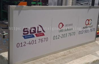Paparan Servis Perakaunan | Pembuat Papan Tanda GI Metal Perisian di Kajang, Bangi & Semenyih