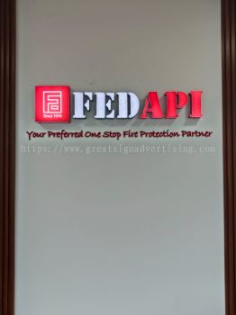 Penjenamaan Resepsi Korporat | Pembuat Signboard 3D LED Front-Lit di Shah Alam, Klang & Petaling Jaya