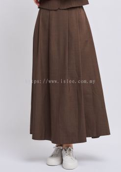 Luna Pleated Maxi Skirt