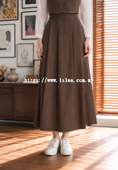 Luna Pleated Maxi Skirt
