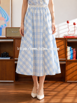 Celeste Check Skirt