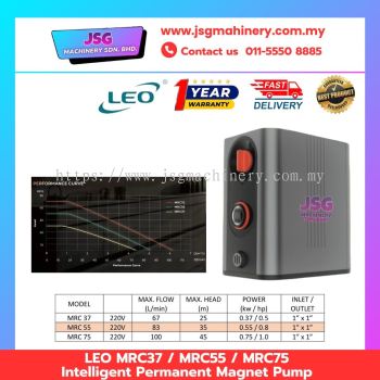 LEO MRC37 / MRC55 / MRC75 INTELLIGENT PERMANENT MAGNET PUMP