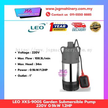 LEO XKS-900S Garden Submersible Pump 220V 0.9KW 1.2HP High Head Water Pump