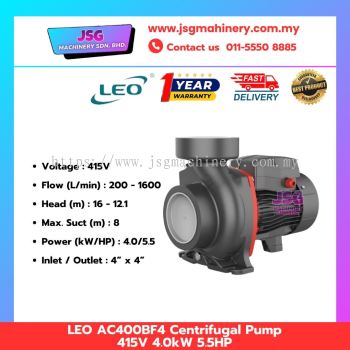 LEO ACM400BF4 / AC400BF4 Centrifugal Water Pump 220V / 415V 4kW 5.5HP
