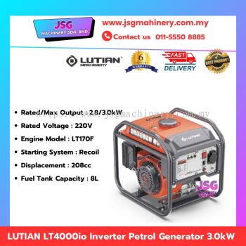 LUTIAN LT4000io Inverter Petrol Generator 3.0KW 3000W Gasoline Generator Portable Power Generator