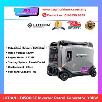 LUTIAN LT4500iSE Inverter Petrol Generator 3.8KW 3800W Gasoline Generator Portable Power Generator Electric & Recoil Start