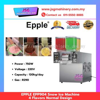 EPPLE EPP904 Snow Ice Machine 4 Flavors 750W Commercial Ice Shaver Normal Design 220V