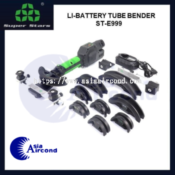 SUPER STARS Li-BATTERY TUBE BENDER ST-E999 CORDLESS ELECTRIC COPPER PIPE BENDER SET AUTOMATIC HVAC BENDING TOOL (ORIGINAL)