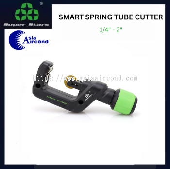SUPER STARS SMART SPRING TUBE CUTTER 1/4'' TO 2'' HEAVY DUTY COPPER PIPE CUTTER AUTOMATIC SPRING TENSION HVAC TUBE CUTTER ST-6650 [ORIGINAL]