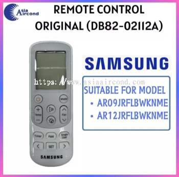 SAMSUNG ORIGINAL AIRCOND REMOTE CONTROL DB82-02112A SUITABLE FOR AR09JRFLBWKNME | AR12JRFLBWKNME AIR CONDITIONER CONTROLLER [ORIGINAL PARTS]