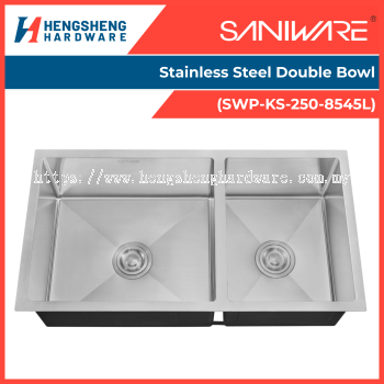 SANIWARE Stainless Steel Double Bowl (SWP-KS-250-8545L) | Saniware Products in Selangor