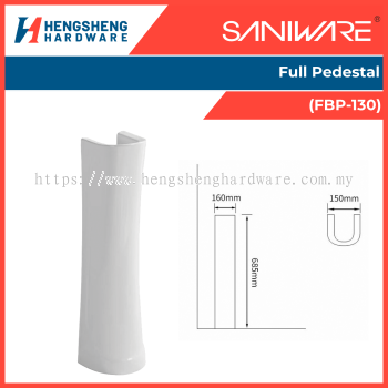SANIWARE Full Pedestal (FBP-130) | Saniware Products In Selangor