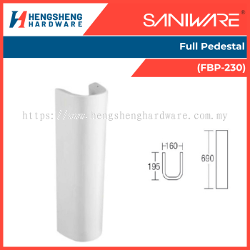 SANIWARE Full Pedestal (FBP-230) | Saniware Products In Selangor