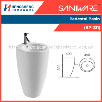 SANIWARE Pedestal Basin (BP-231) | Saniware Products In Selangor