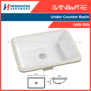 SANIWARE Under Counter Basin (WB-310) | Saniware Products In Selangor