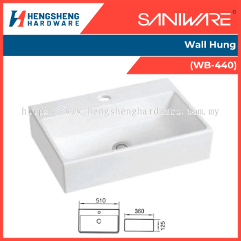 SANIWARE Wall Hung (WB-440) | Saniware Products In Selangor
