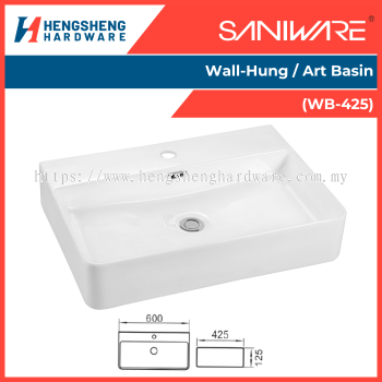 SANIWARE Wall-Hung / Art Basin (WB-425) | Saniware Products In Selangor