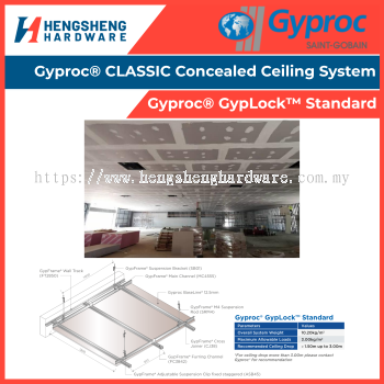 Gyproc � CLASSIC Concealed Ceiling System - Gyproc � GypLock!