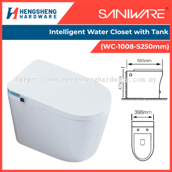 SANIWARE Intelligent Water Closet with Tank (WC-1008-S250mm) | Saniware Products in Selangor
