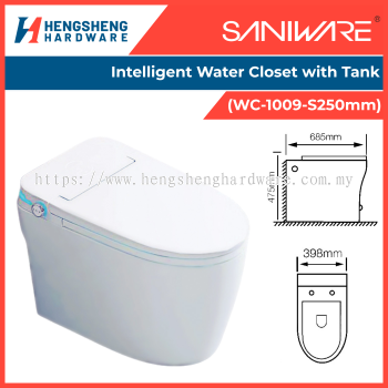 SANIWARE Intelligent Water Closet with Tank (WC-1009-S250mm) | Saniware Products in Selangor