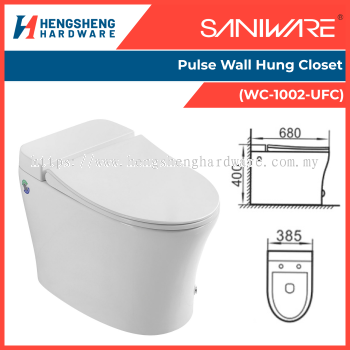 SANIWARE Pulse Wall Hung Closet (WC-1002-UFC) | Saniware Products in Selangor