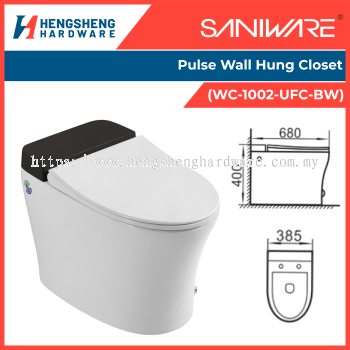 SANIWARE Pulse Wall Hung Closet (WC-1002-UFC-BW) | Saniware Products in Selangor