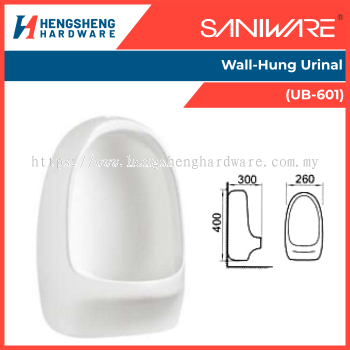 SANIWARE Wall-Hung Urinal (UB-601) _ Saniware Products in Selangor