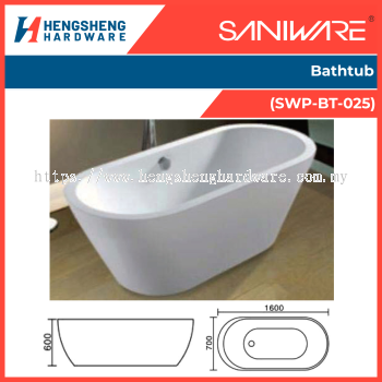 SANIWARE Bathtub (SWP-BT-025) _ Saniware Products in Selangor