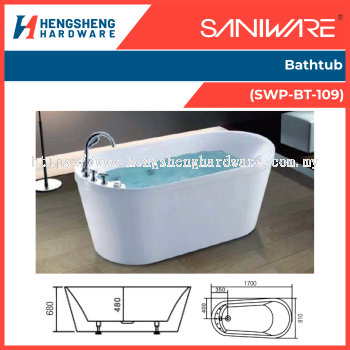 SANIWARE Bathtub (SWP-BT-109) _ Saniware Products in Selangor