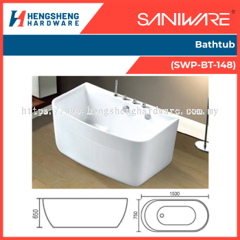 SANIWARE Bathtub (SWP-BT-148) _ Saniware Products in Selangor
