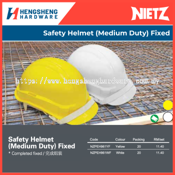 Nietz Safety Helmet (Medium Duty) Fixed | Safety Helmet Supplier Kuala Lumpur