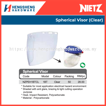 Nietz Spherical Visor (Clear)