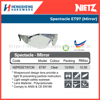 Nietz Picasaf Spectacle ET97 (Mirror) | Safety Eyewear