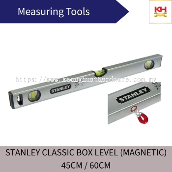 STANLEY Classic Box Level (Magnetic) 45CM / 60CM