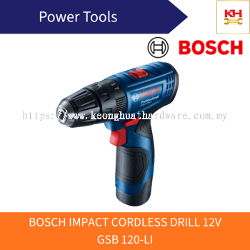 BOSCH Impact Cordless Drill 12V GSB 120-LI