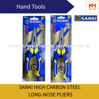 SANKI High Carbon Steel Long-Nose Pliers SKL-6 / SKL-8