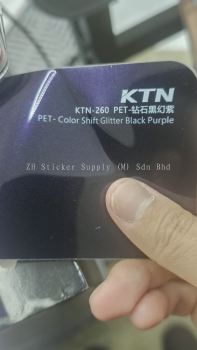 PET - Color Shift Glitter Black Purple 