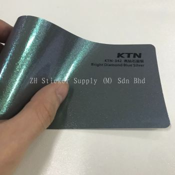 Bright Diamond Blue Silver