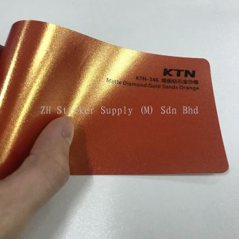 Matte Diamond Gold Sands Orange