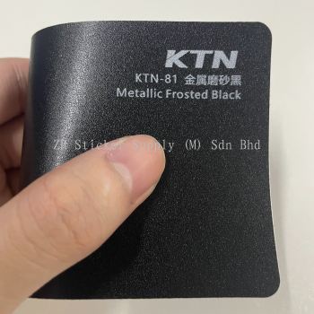 Metallic Frosted Black 