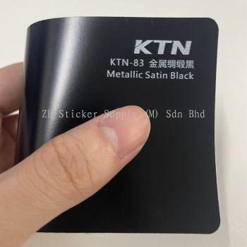 Metallic Satin Black