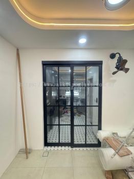 Custom Aluminium Hanging Sliding Door Selangor