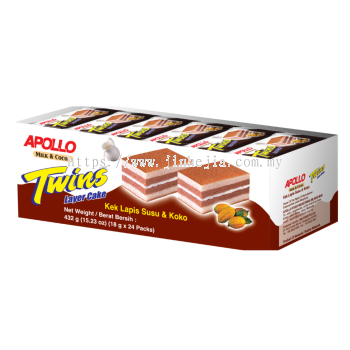 Apollo Twins Milk & Cocoa Layer Cake