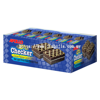 Apollo Black Checker Layer Cake