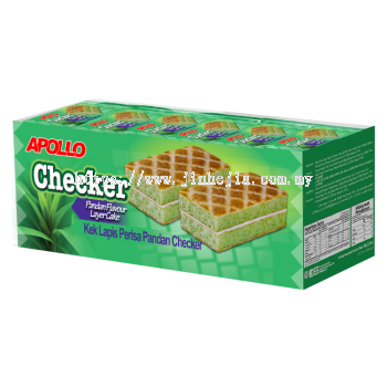 Apollo Checker Pandan Layer Cake