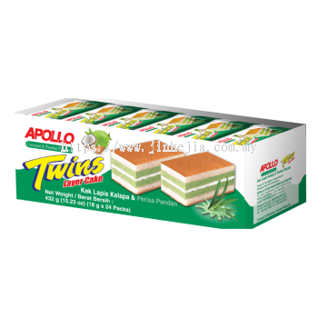Apollo Twins Coconut Pandan Layer Cake